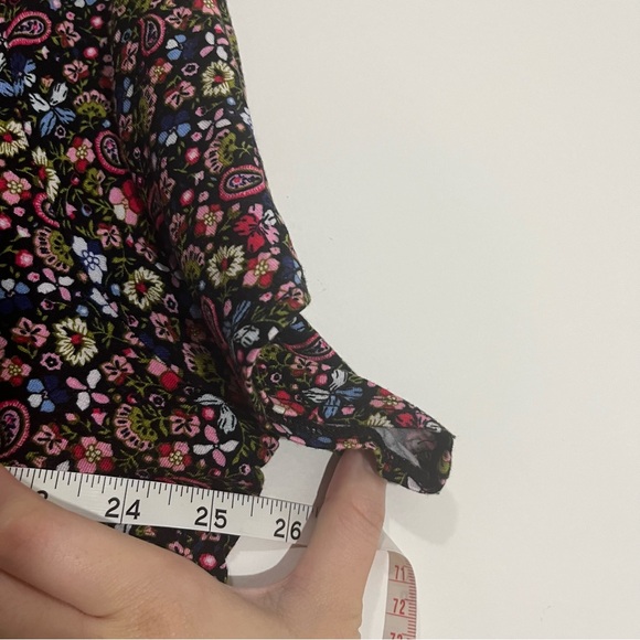 NWT Tahari Shift T-shirt Dress 2X Black Floral Dizzy Jersey Knit Comfy Soft Boho - Picture 14 of 15